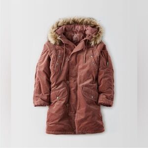 Corduroy parka